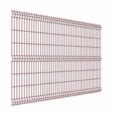 3Д забор Light 1530×3000 мм, пруток 3,5 мм, бордовый RAL 3011